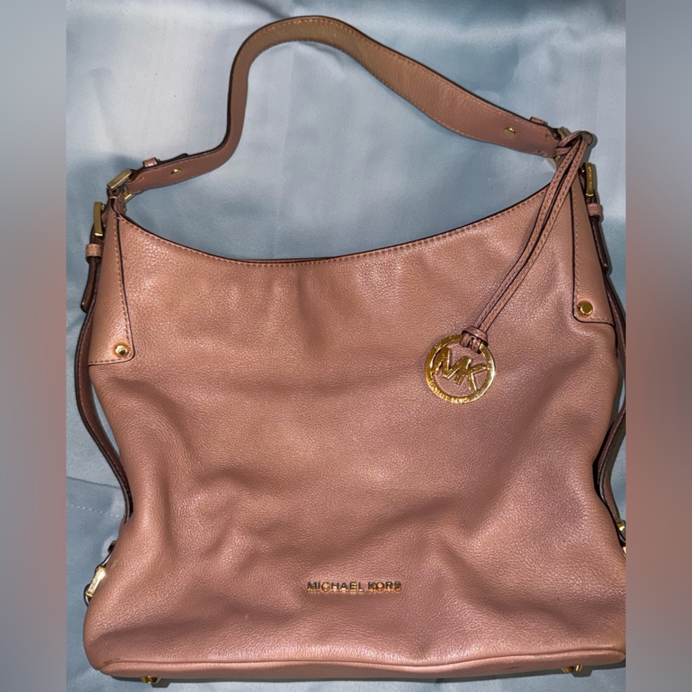 Michael Kors pink Leather Shoulder Bag